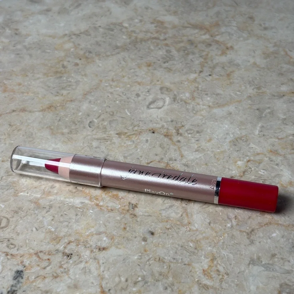 Jane‎ Iredale PlayOn Lip Crayon 2.8g Sunny Coral Pink Soft Matte Mineral Makeup